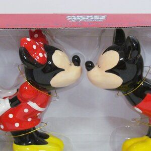 Mickey Mouse & Friends Ceramic Salt & Pepper Shakers - NEW